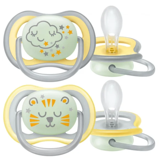 Avent Sucette Ultra Air Nuit 0/6mois
