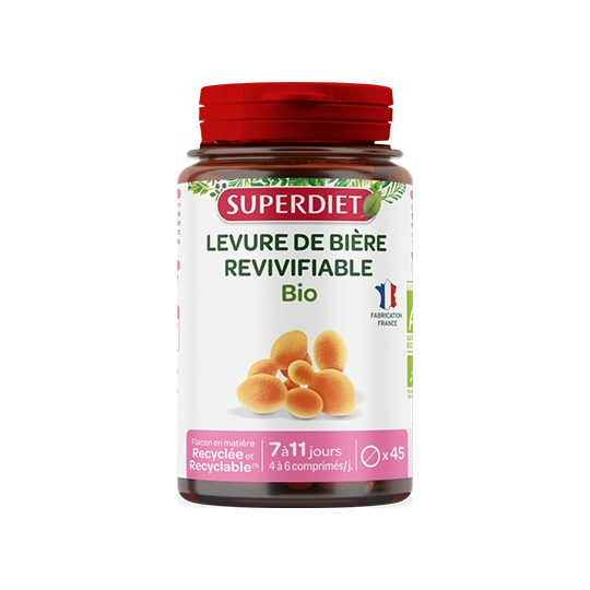 Superdiet Levure De Biere Bio Comprime 45