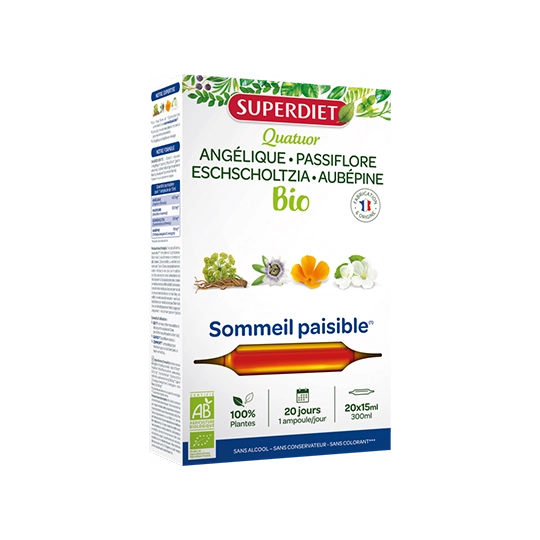 SUPERDIET QUAT SOMMEIL BIO AMP20