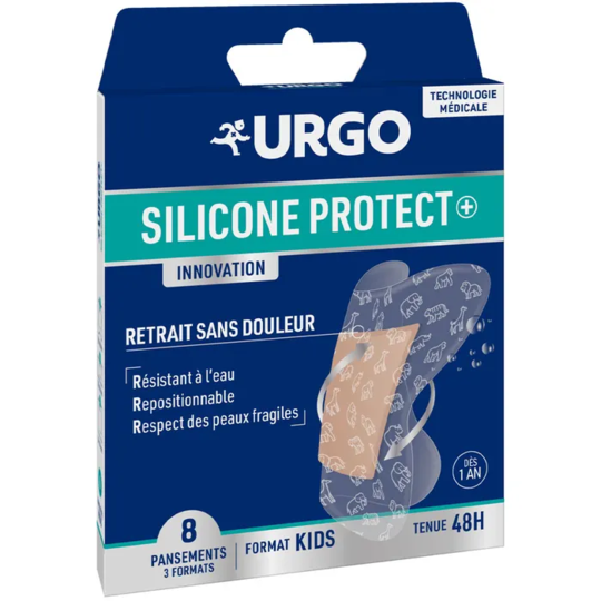 URGO PANS SILICONE PROTECT+ MED 8
