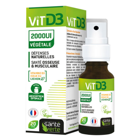 SANTE VERTE VIT D3 2000UI SPR 20ML