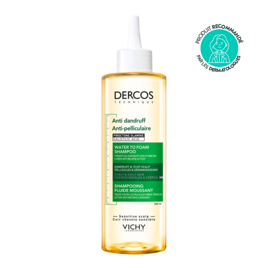 Vichy Dercos Shampooing Antipelliculaire Fluide Moussant 200ml