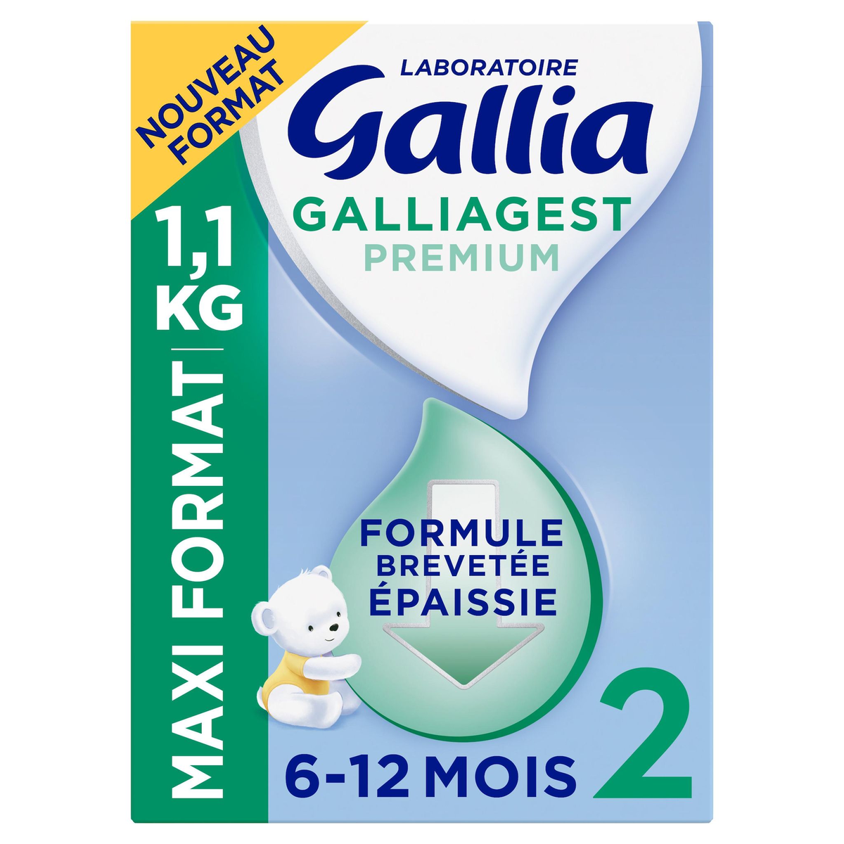 GALLIAGEST PREMIUM 2 LAIT PDR1,1KG