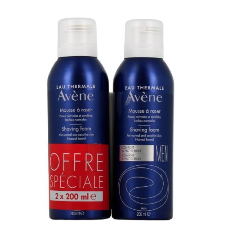 AVENE MEN MOUSSE A RASER 200MLX2
