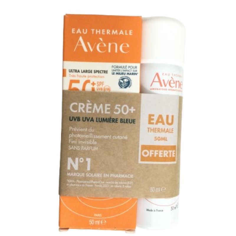 AVENE SOL SPF50+ CR S/PARF50ML+EAU