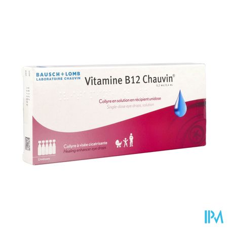 VIT B12 CHAUV 0,2MG/0,4ML COLLYR S UNID/10
