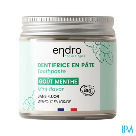 Endro Cosmetiques Dentifrice Bio Menthe Poivree 150g