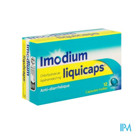 IMODIUMLIQUICAPS 2MG CAPSULES 12