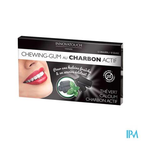 INNOVATOUCH CHEWING GUM CHARBON 12
