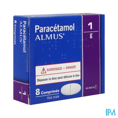 PARACETAMOL 1G ALMUS CPR 8