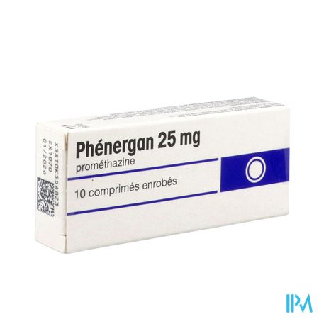 Phenergan 25mg Comprime 10