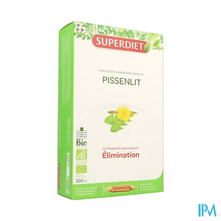 Superdiet Pissenlit Bio Ampoule Buvable 15ml 20