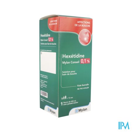 HEXETIDINE 0,1% VTS CONS FL 400ML