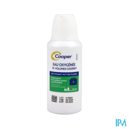 Cooper Eau Oxygenee 10volumes Solution Pour Application Cutanee 125ml