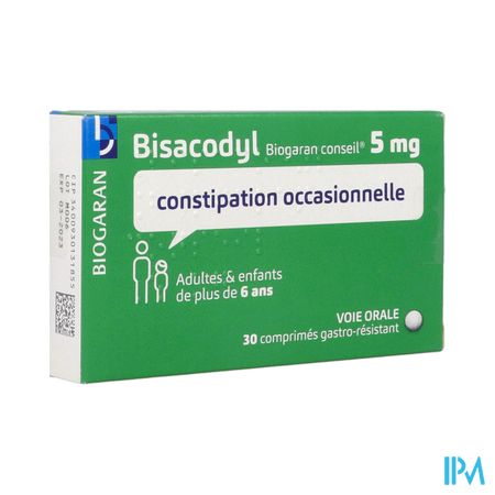 Bisacodyl Biogaran Conseil 5mg Comprime Gastroresistant 30