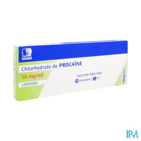 Lavoisier Procaine Chlorhydrate 1% Solution Injectable 5ml 10