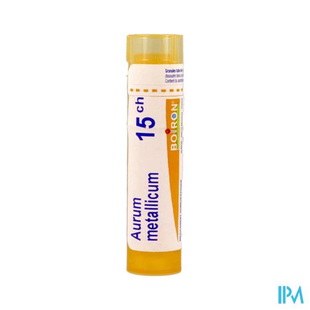 AURUM METALLICUM 15CH TG B