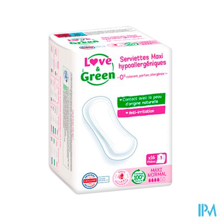 LOVE&GREEN SERVIET MAXI NORMAL 16