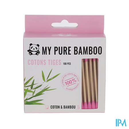 MY PURE BAMBOO COTON TIGE ROSE 100