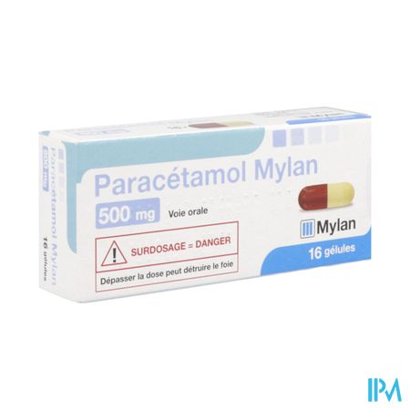 PARACETAMOL 500MG VTS GELULE 16