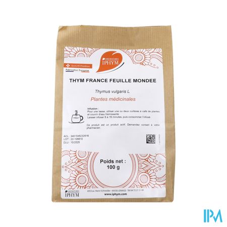 Iphym Thym Feuille Entiere 100g