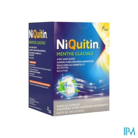 NIQUITIN 4MG MENTH GLAC S/S GOM100