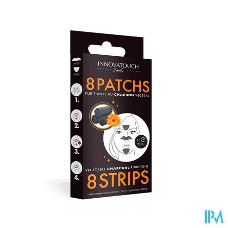INNOVATOUCH PATCH PURIF CHARB X8