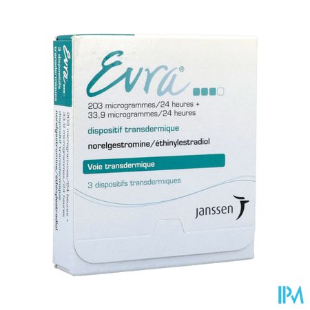 Evra 203mcg/33.9mcg/24h Dispositif Transdermique 3