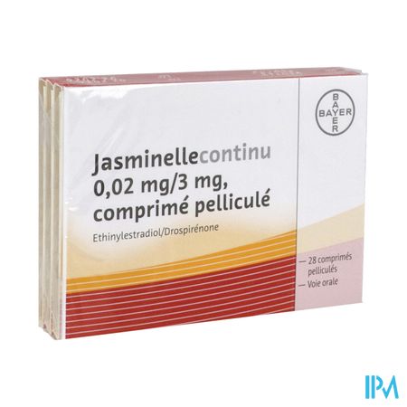 Jasminellecontinu 0mg02/3mg Comprime 28 X3