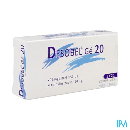 Desobel 150mcg/20mcg Comprime 21 X3