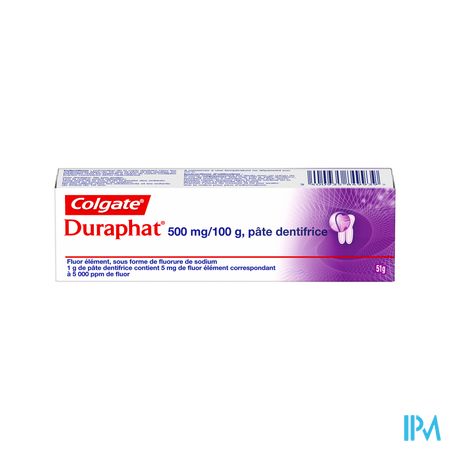 DURAPHAT 500MG/100G DENT TUB 51G