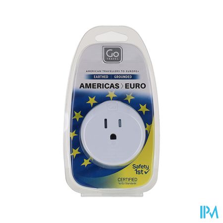 GO TRAVEL ADAPTATEUR USA-EUROPE