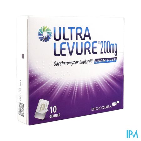 ULTRA LEVURE 200MG GELULE 10