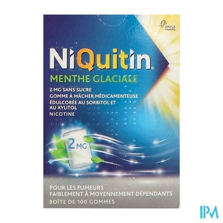 NIQUITIN 2MG MENTH GLAC S/S GOM100