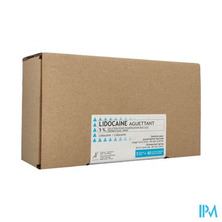 Lidocaine Aguettant 5% Pulv Buccale 1g X5