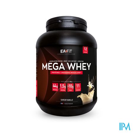 EA-FIT MEGA WHEY VANIL PDRE 750G