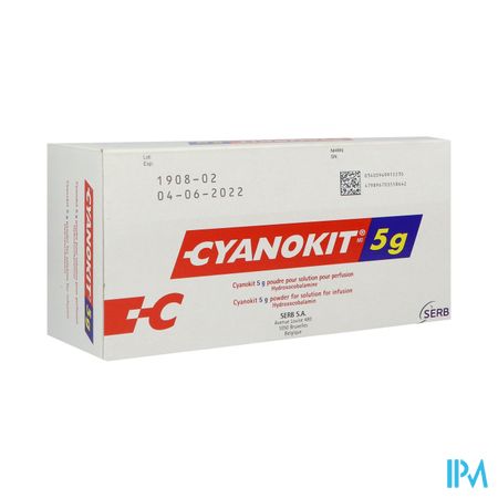 Cyanokit 5g Poudre Pour Solut Pour Perfusion 1 + Nec