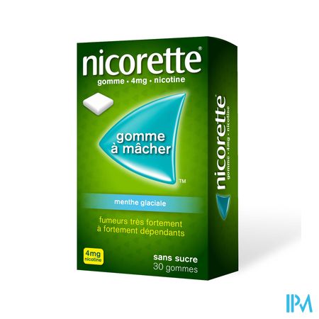 NICORETTE 4MG GOMME MENT GLA SS 30