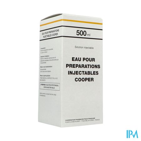 Cooper Eau Ppi Solution Injectable 500ml 1
