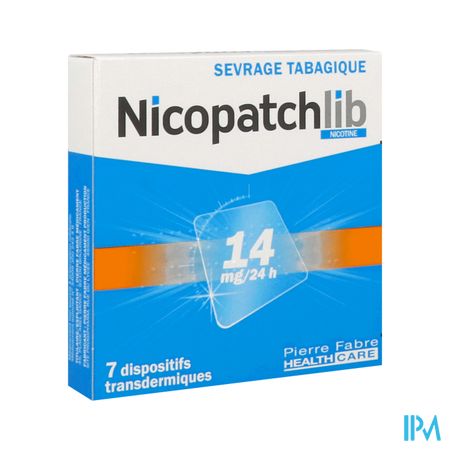 NICOPATCHLIB 14MG/24H D/TRANSD 7
