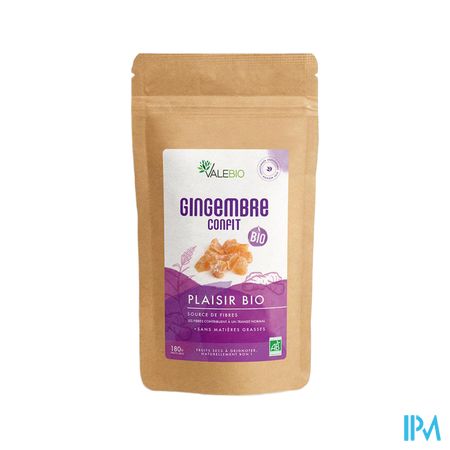 VALEBIO GINGEMBRE CONFIT BIO 180G