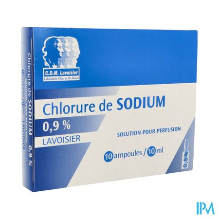Lavoisier Sodium Chlorure 0.9% Solution Injectable 10ml 10