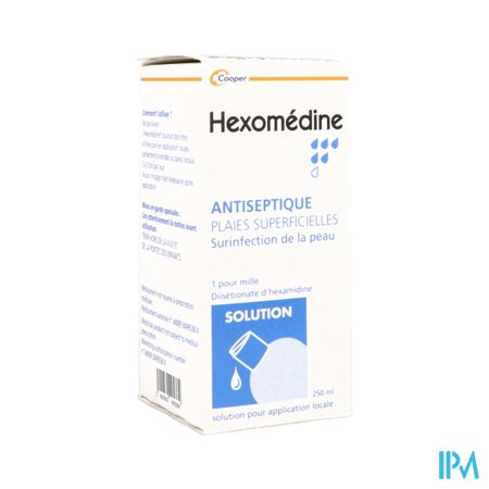 HEXOMEDINE 0,1% S A LOC FL/250ML