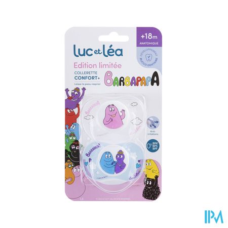Luc Et Lea Sucette Anatomique Barbapapa +18m X2