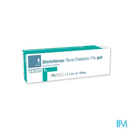 DICLOFENAC 1% TEVA GEL TUB 100G