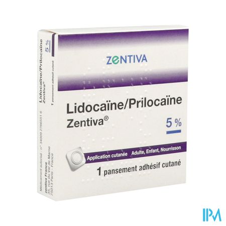 Lidocaine Prilocaine Zentiva 5% Pansement Adhesif Cutane 1 — Pharmacie Européenne 24/24 by Nexum