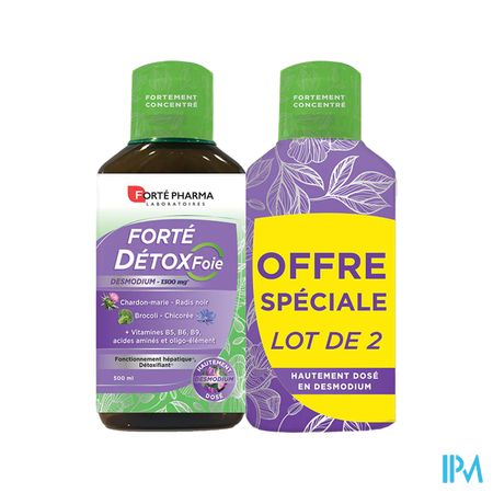 FORTE DETOX FOIE LIQ 500ML X2
