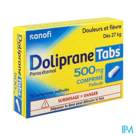 DOLIPRANETABS 500MG CPR 16