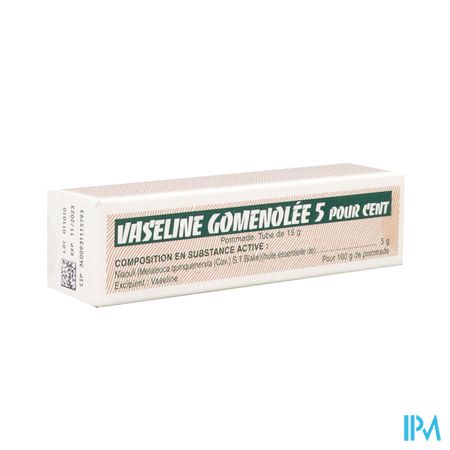 Vaseline Gomenolee 5% 15g