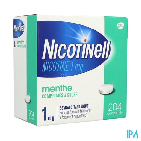 NICOTINELL 1MG 204CP MENTHE